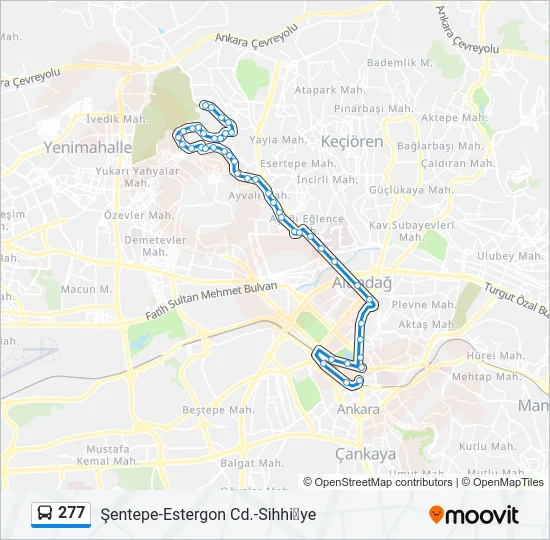 277 Bus Line Map