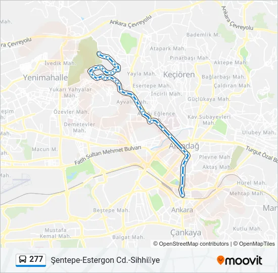 277 Bus Line Map