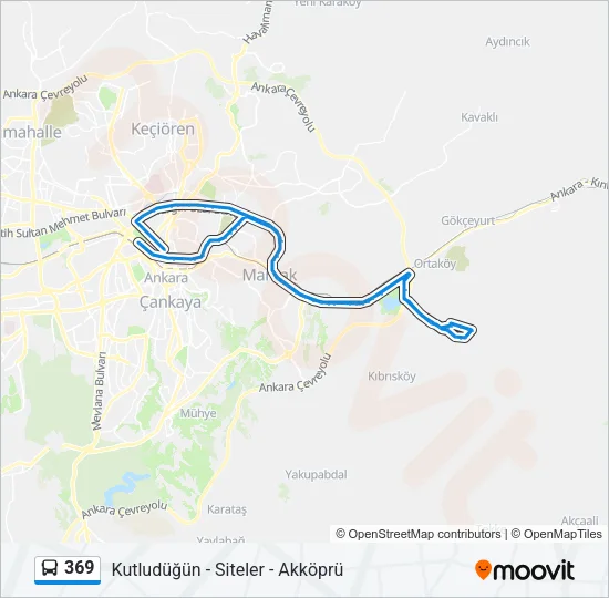 369 Bus Line Map