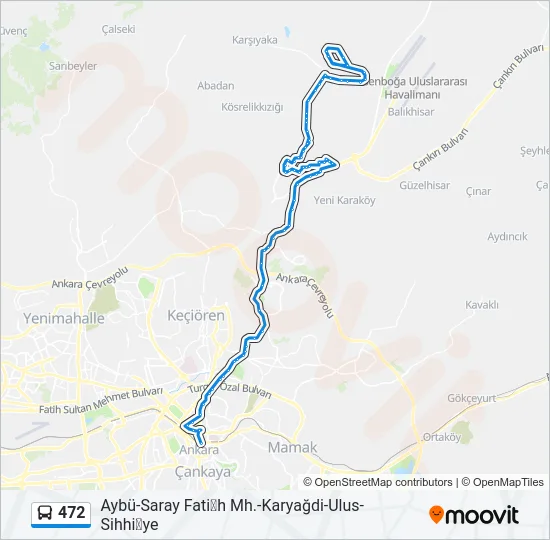 472 Bus Line Map