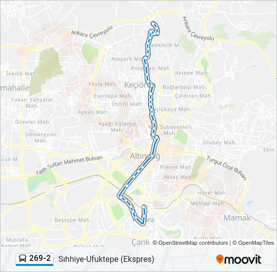 269-2 Bus Line Map