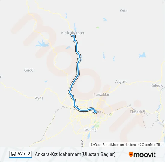 527-2 Bus Line Map