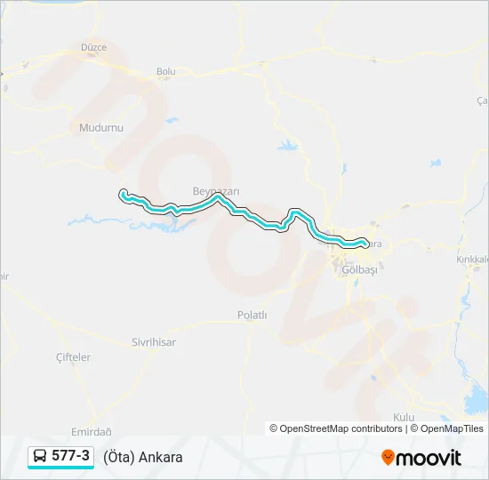 577-3 Bus Line Map