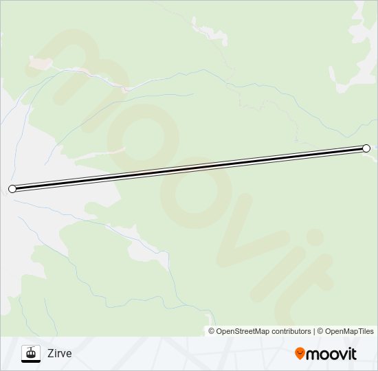 OLYMPOS TELEFERIK gondola Line Map