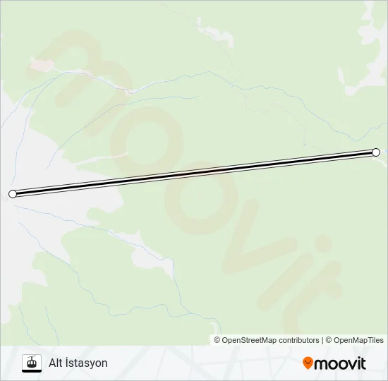 OLYMPOS TELEFERIK Gondola Line Map