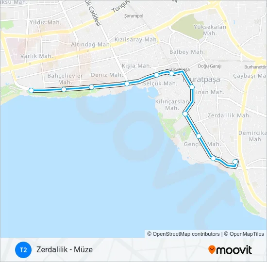 T2  Line Map