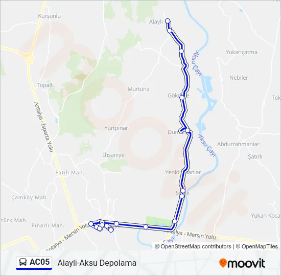 AC05 Bus Line Map