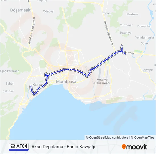 AF04 Bus Line Map