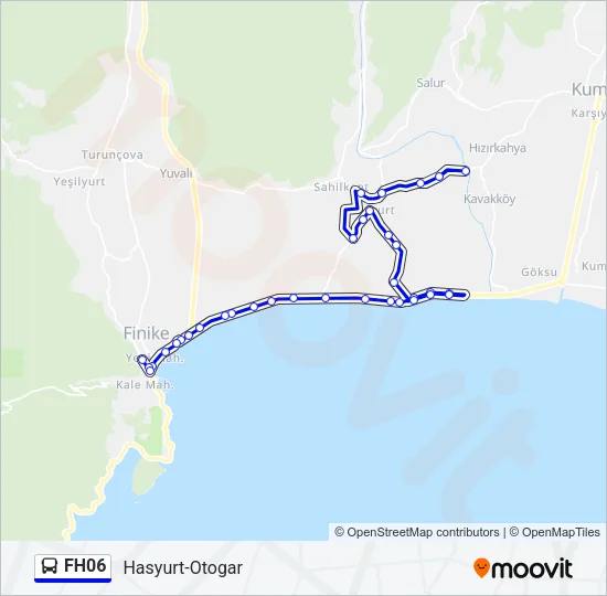 FH06 Bus Line Map
