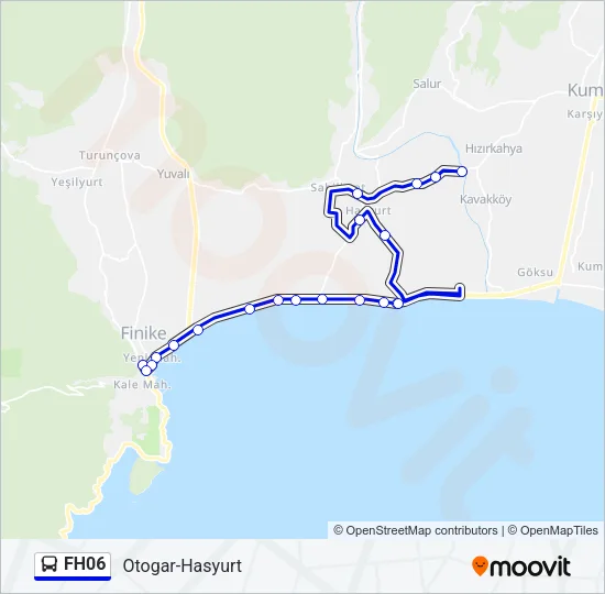 FH06 Bus Line Map