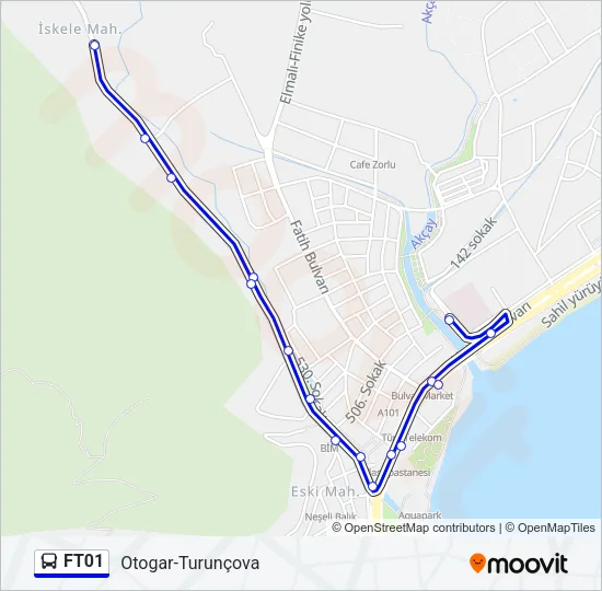 FT01 Bus Line Map