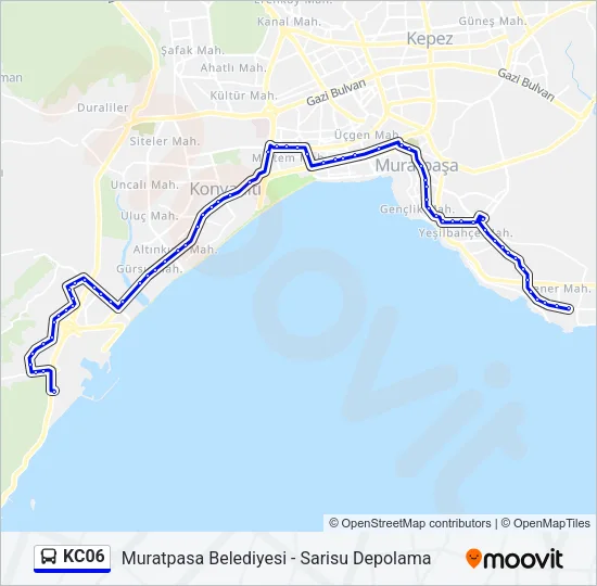 KC06 Bus Line Map