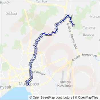 MK80 Güzergahı: Saatleri & Durakları ve Haritası - Demirciler