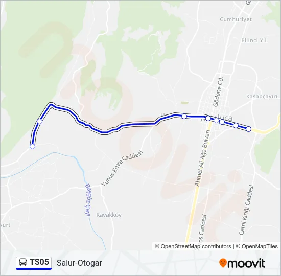 TS05 Bus Line Map