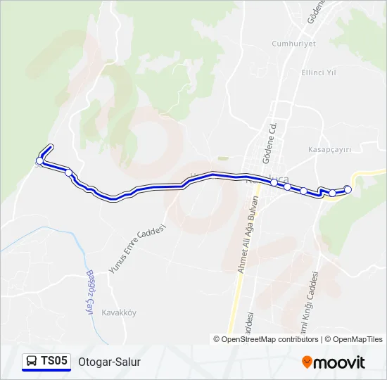 TS05 Bus Line Map