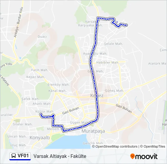 VF01 Bus Line Map