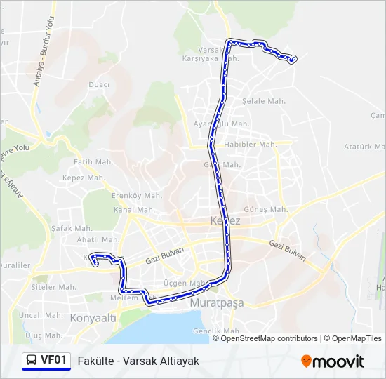 VF01 Bus Line Map