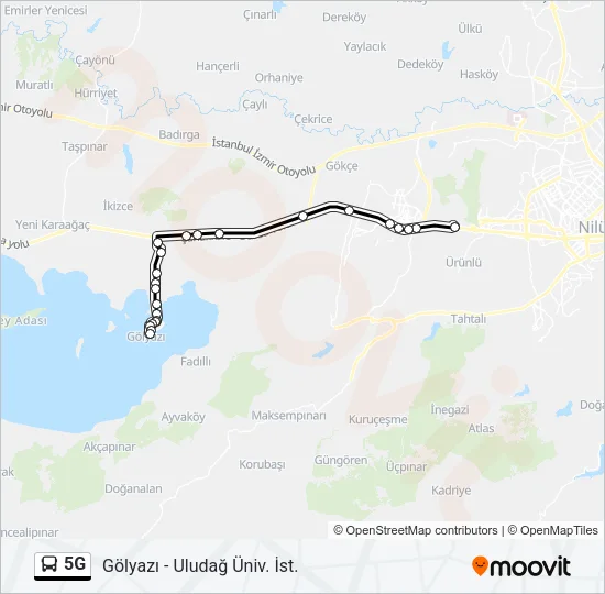 5G Bus Line Map