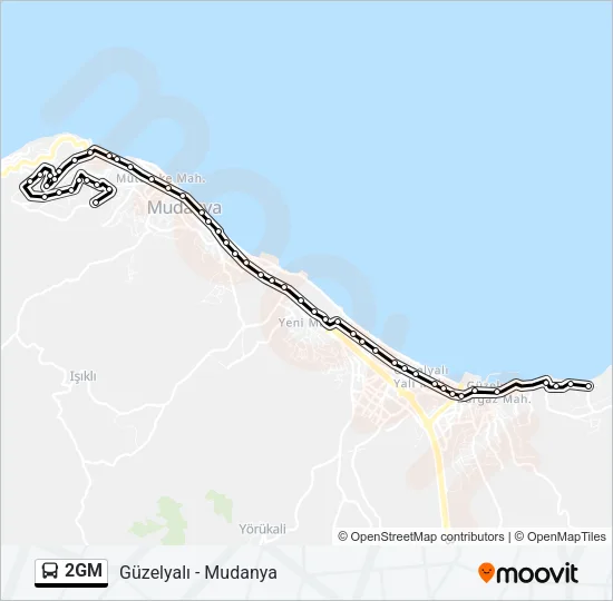 2GM Bus Line Map