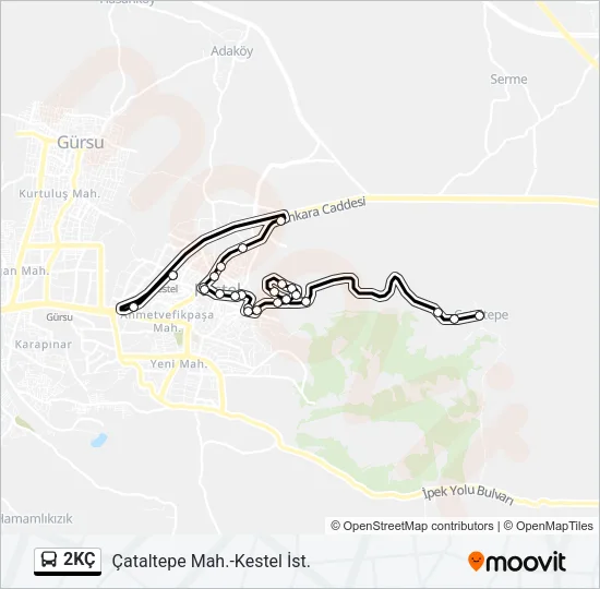2KÇ Bus Line Map
