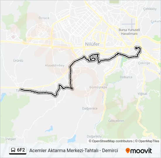 6F2 Bus Line Map
