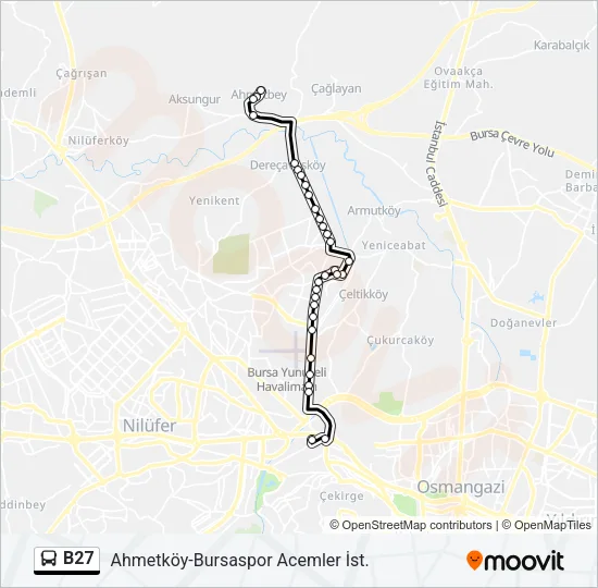 B27 Bus Line Map