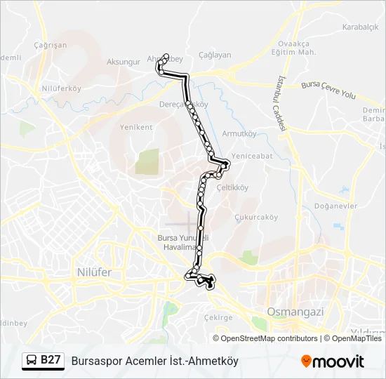 B27 Bus Line Map