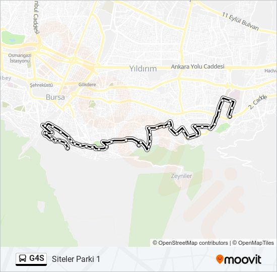 G4S bus Line Map