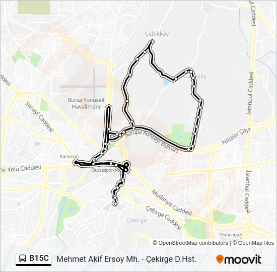 B15C Bus Line Map