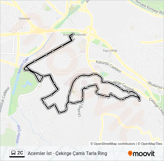 2C Bus Line Map