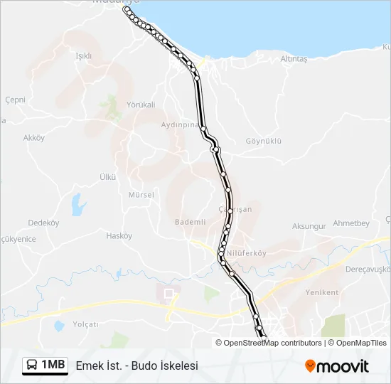 1MB Bus Line Map