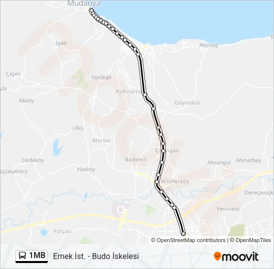 1MB Bus Line Map