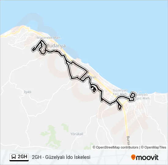 2GH Bus Line Map