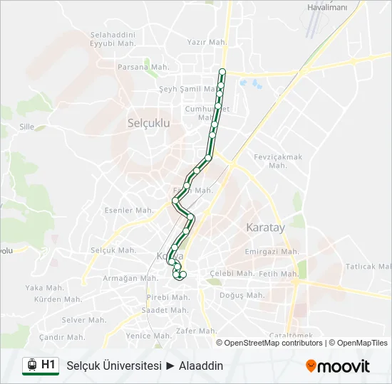 H1  Line Map