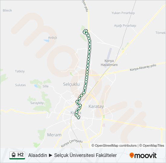 H2  Line Map