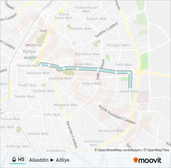 H5  Line Map