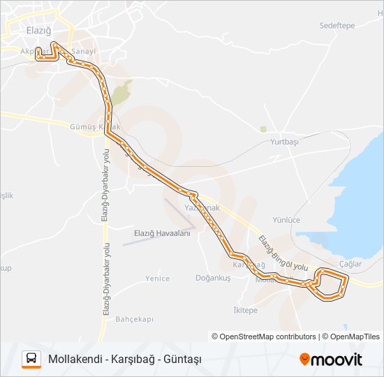 MOLLAKENDİ BELEDİYESİ bus Line Map