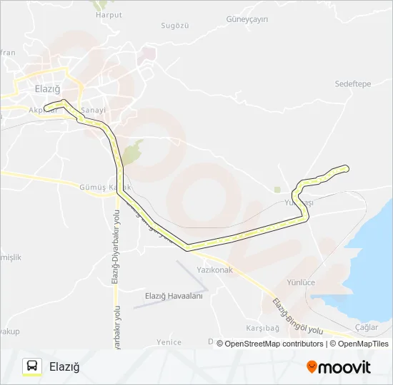 YURTBAŞI BELEDİYESİ ALTYOL Bus Line Map
