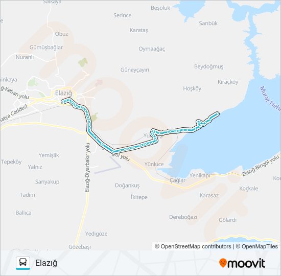 YURTBAŞI BELEDİYESİ AKMEZRA bus Line Map