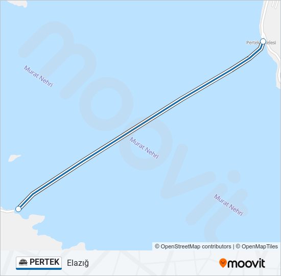 PERTEK ferry Line Map