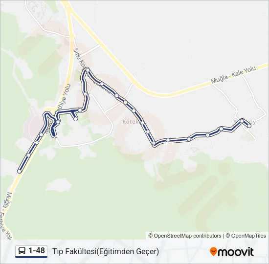 1-48 Bus Line Map