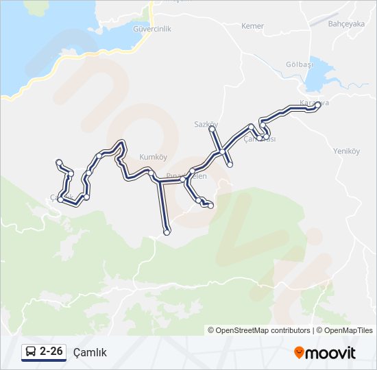 2-26 Bus Line Map