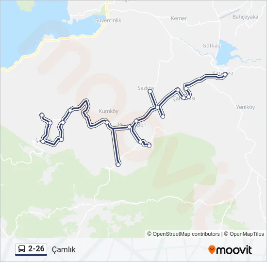 2-26 Bus Line Map