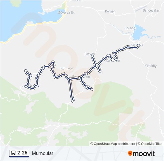 2-26 Bus Line Map