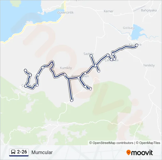 2-26 Bus Line Map