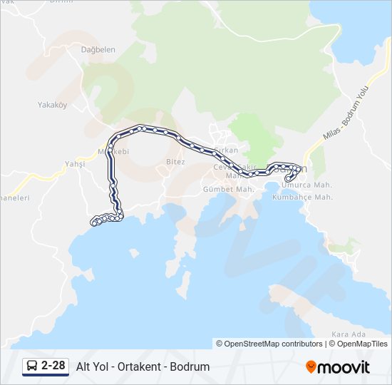 2-28 Bus Line Map
