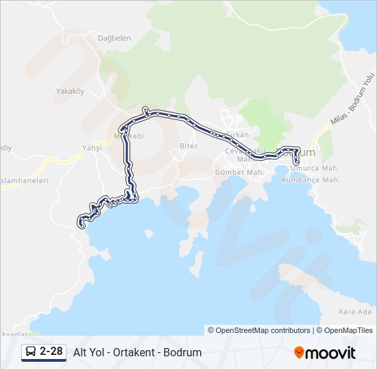 2-28 Bus Line Map
