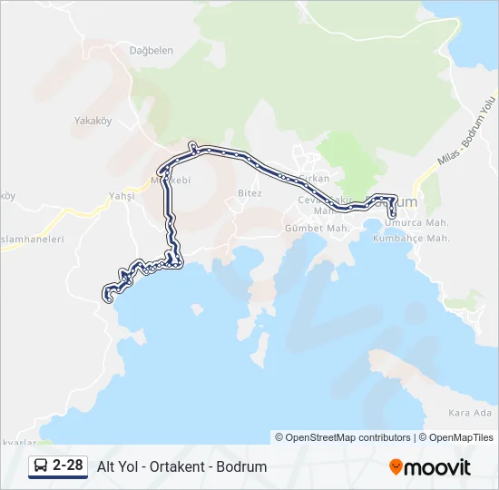 2-28 Bus Line Map