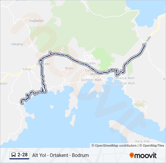 2-28 Bus Line Map