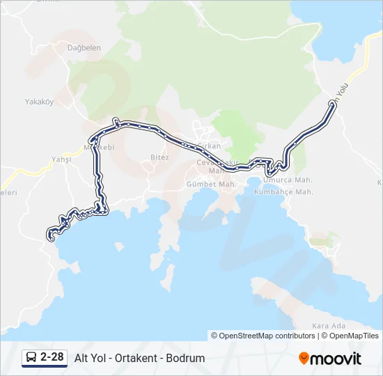 2-28 Bus Line Map